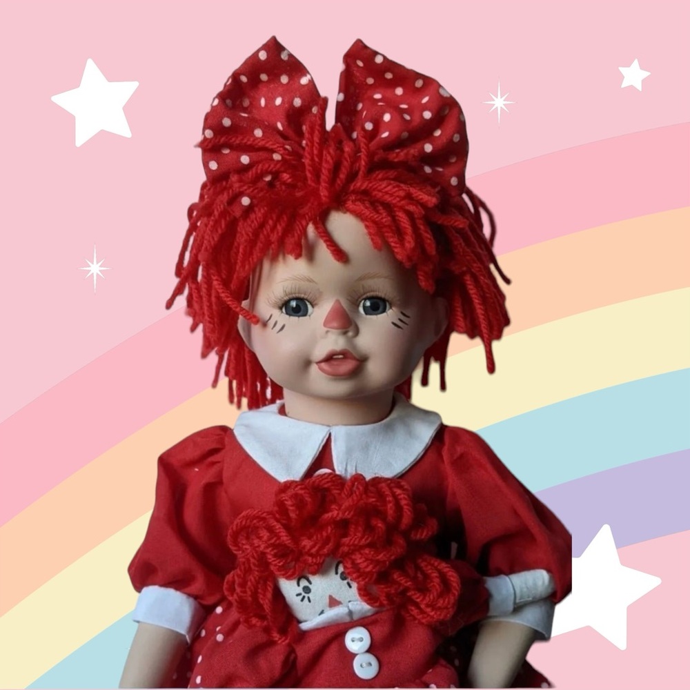 Kingstate • The Doll Crafter Collectible Porcelain Rag Doll